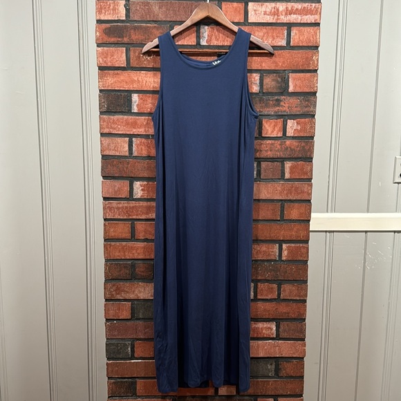 Quince Tencel Rib Knit Sleeveless Dress - Picture 3 of 13